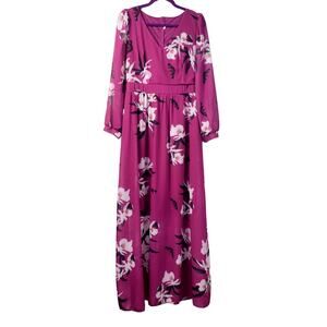 Hongxuan Summer Sheer Maxi‎ Dress Size L NWOT